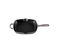 Le Creuset Parrilla rectangular Signature de hierro fundido 26 cm Flint