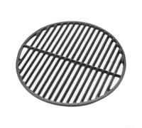 Parrilla redonda de hierro fundido para marcas de barbacoa perfectas, resistente al calor, juego de piezas de repuesto para camping, 32 cm (25 cm)