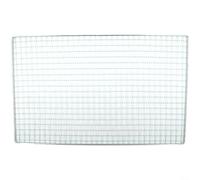 Parrilla redonda galvanizada con rejilla de red para barbacoa de carbón vegetal y hoguera - Parrilla robusta como rejilla de repuesto para barbacoa camping exterior 60 cm (40 x 25 cm)