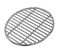 Parrilla Redonda Parrillas De Acero Inoxidable Parrillas De Barbacoa Extra Gruesas De Grado Alimenticio Bandeja De Horno Portátil De Reemplazo para Acampar, Picnic, Jardín, 35 Cm para Cocinar Al Aire