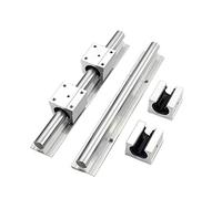 partes de la impresora 2 piezas de 20 mm Varilla SBR20 Eje lineal de guía de riel lineal totalmente compatible con 4 piezas SBR20UU Bloque de rodamiento de bolas deslizante para CNC (Color: SBR12UU, L