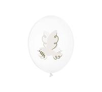 PartyDeco Globos de paloma – Paquete de 6