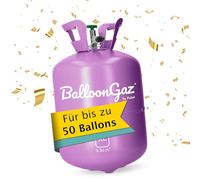 Party Fiesta Botella Helio Desechable Grande 50 Globos