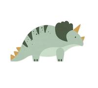 PartyDeco 12 Servilletas dinosaurio Triceratops