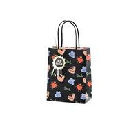 PartyDeco Bolsa de regalo para día de papel, con boleto, pequeña bolsa de papel, juego de envoltura de regalo para fiesta de género
