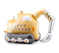 PartyDeco Globos de película de aluminio Excavadora FB237 para decoración de fiestas