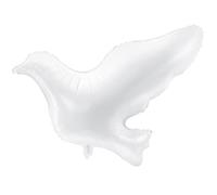 PARTYDECO Globo de Aluminio Paloma Blanca 77 x 66 cm
