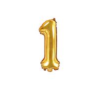 PartyDeco Globo Foil 1" Dorado