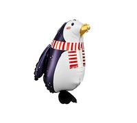 PartyDeco Globo metalizado de pingüino 29x42 cm