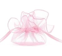PartyDeco Organzasack - Bolsa de organza para invitados, joyas, regalos de boda, decoraciones de mesa, bolsas de bombones