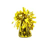 PartyDeco Pesos para globos de helio Paquete de 4 Dorado 130 g