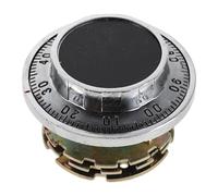 PartyKindom Cerradura Mecánica para Caja de Seguridad, Cerradura de Dial Codificada de Acero Plata, Accesorio Retro Antirrobo para Cofre de Dinero y Archivador, Oficina y Pequeño Negocio
