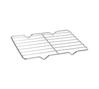 PartyKindom Parrilla para Asar y Rejilla metálica para Tocino de Acero Inoxidable, Plata, 38x28 cm, para Horno y Barbacoa, diseño de Patas, Secado
