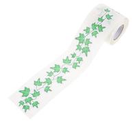 PartyKindom Pegatina de Borde Decorativa de Papel Diseño de Hojas Verdes para Decoración de Tablón de Anuncios en Guardería y Sala de Actividades, Fácil de Usar