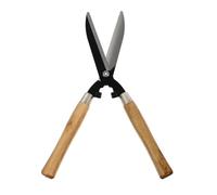PartyKindom Tijeras de Podar Tijeras de Rama de Acero al Carbono y Mango de Madera para Jardinería y Horticultura, Cortasetos Manual para Césped y Setos