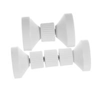 PartyKindom Topes de Cabecera Ajustables Medianos y Extragrandes, Fijadores de Cabecero de Cama de Plástico Resistente, Antivibración sin Taladro, Accesorios para Muebles y Dormitorios, Pack