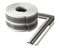 Pasacables Suelo Cubierta de Cable Piso PVC para Cables | Fundas Conductos eléctricos flexibles Protectores de cables Ocultadores de cables autoadhesivos(B---white,5m)