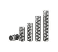 Pasador elástico dentado acero inox304, pasador corrugado M2-M4 | Pasador cilíndrico hueco, bloqueo rápido for montaje mecánico(M2.5x28(150pcs))