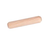 Pasadores de Madera Estriados, M6, 30/40/50 mm, 50 Piezas para Ensamblaje de Muebles