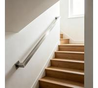 Pasamanos de escaleras modernas - kit completo，barandilla de escaleras de acero inoxidable，barra de seguridad para montaje en pared，barra de agarre para decoraciones de villa tipo loft(210cm)