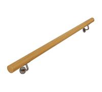 Pasamanos De Madera Maciza Kit Completo,Pasamanos de Escalera Antideslizante Barandilla de Pared para Interiores para Villas,Lofts,Residencias de Ancianos (100cm)