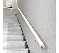 Pasamanos Escalera Pasamanos de madera 30-600cm con soportes, Varilla de soporte de barandillas de escalera antideslizante (A, 150cm)