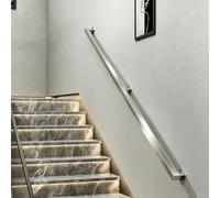 Pasamanos moderno de acero inoxidable, 1m 120cm 1.5m 2m 2.5m 3m barandilla industrial antideslizante para pasillo de casa, villa, manija de seguridad para barandilla de pared(4.8m)