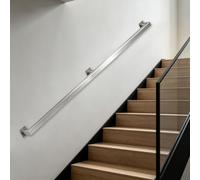 Pasamanos para escaleras - Pasamanos de escalera para escalones exteriores o barandillas de escaleras interiores - pasamanos de escalera montado en la pared Barra de soporte de seguridad(330cm)