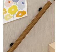 Pasamanos Para Escaleras Pasamanos Escalera de Madera Barandilla de Escalera Interior Antideslizante Barandillas de Seguridad para Ancianos Niños Lofts Jardín (60cm)