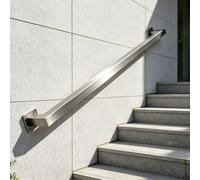 Pasamanos para exteriores｜Pasamanos de acero inoxidable Montaje en pared Barandilla de escalera Pasamanos para exteriores o interiores｜1m 1.5m 2m 2.5m 3m Barra de apoyo de seguridad(60cm)