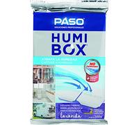 PASO - HUMIBOX Lavanda - Absorbedor Antiderrames que Evita Olores y Moho, Especial Pequeños Espacios, Ideal para Armarios, Cajones y Baños - 10 uds. 2x60 G