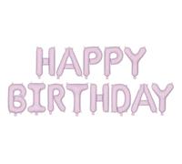 Pastel Purple Happy Birthday Air Fill Letter Kit