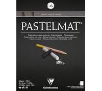 Clairefontaine Bloc Pastelmat No6 360 g 18 x 24 Antracita