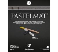 Clairefontaine Pad Pastelmat No6 360 g 24 x 30 - antracita