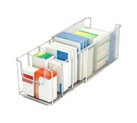 Pastillero extensible que ahorra espacio | Caja organizadora de pastillas personal para el hogar, cocina, baño, despensa, oficina, dormitorio, adultos, niños