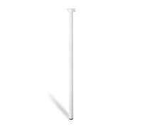 PATA CILÍNDRICA DE ACERO EN COLOR BLANCO MOD.401G. MEDIDAS Ø3,1x80cm 2-401G.800.01 REI