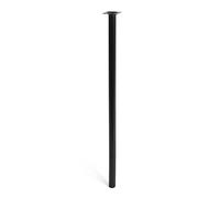 PATA CILÍNDRICA DE ACERO EN COLOR NEGRO MOD.401G. ALTURA 800mm REI