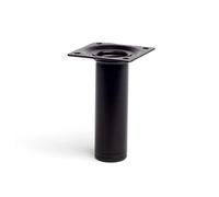 PATA CILÍNDRICA DE ACERO EN COLOR NEGRO MOD. 401G. DIMENSIONES Ø3x9,4cm 2-401G.100.03 REI