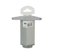 Pata cuadrada aluminio mate 40 x 40 mm 12 cm