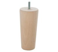 Pata para muebles Crudo (Madera, Ø x L: 6,4 x 14 cm, Sin tratar)