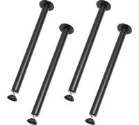 Patas ajustables para escritorio de 711,2 mm, juego de 4 patas de acero reforzado para muebles de oficina, ideales para proyectos de bricolaje. Capacidad de carga de 544,3 kg. Patas robustas con insta
