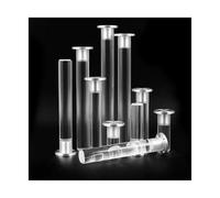 Patas de acrílico transparente para muebles, Paquete de patas acrílicas for muebles 4 tamaños múltiples transparentes ajustables(15cm)