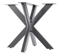Patas de mesa biloxi metal acero inoxidable 85x85x71 cm