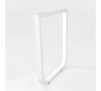 Patas de mesa de hierro ajustables con patas de piel resistentes para mesas de cocina y comedor, par de patas de escritorio de metal elegantes industriales, ideales para decoración del hogar y diseño