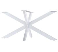 Patas de mesa hardwick metal blanco 78x150x71 cm