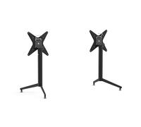 PATAS DE MESA Juego de pata plegable doble de acero, negro, 715 mm