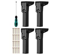 Patas de mesa plegables resistentes, patas de muebles, protector de suelo | 4 patas de mesa antideslizantes para laptop, cocina, armario, silla, cama, escritorio, mesita de noche, armario, tocador