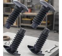 Patas de nivelación ajustables para horno, paquete de 4, patas de soporte de rango de repuesto, elevadores de pie de estufa WB02X10521, fácil instalación, altura ajustable antideslizante