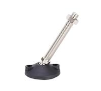Patas for muebles, 4 Uds., pies niveladores ajustables, Base giratoria, almohadilla deslizante for muebles for mesas, armarios, sillas(D50XM10X50)