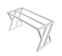 Patas for muebles de mesa centro, patas for comedor(White,120x50x72cm)